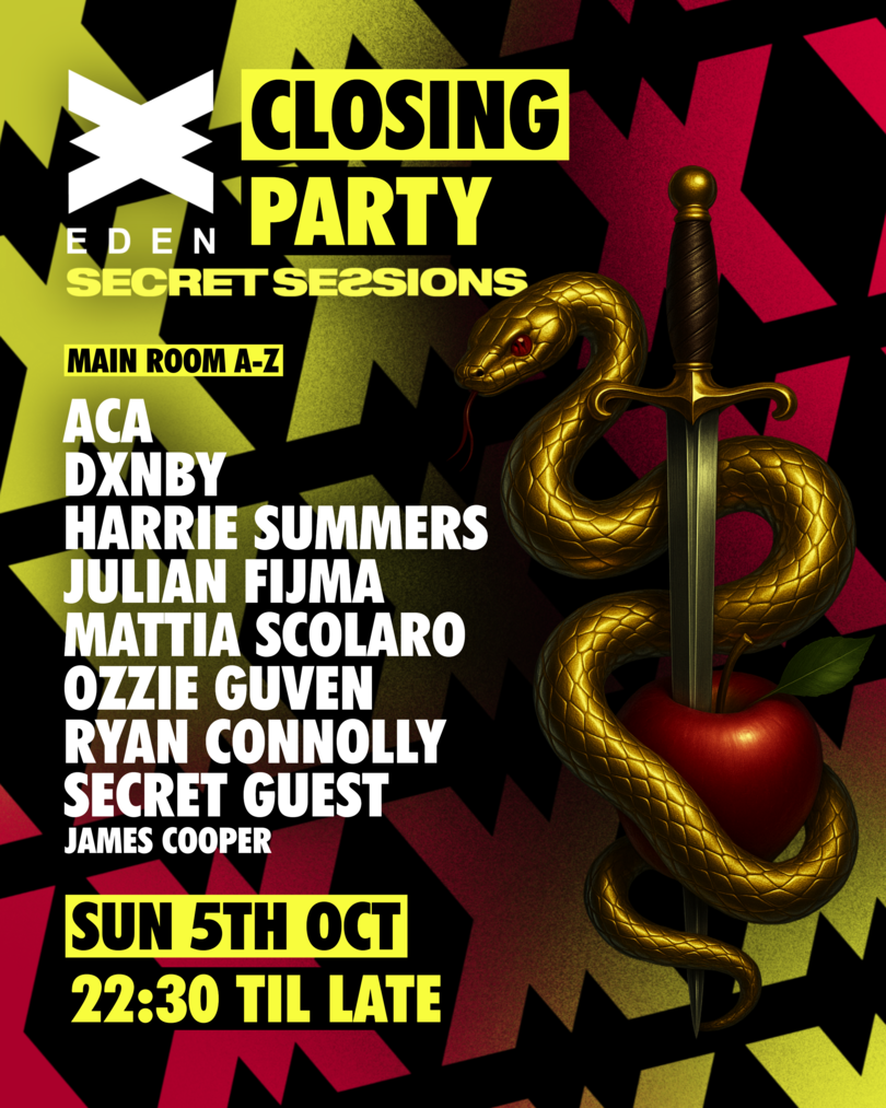 NDD-Eden Ibiza Closing Party Lineup